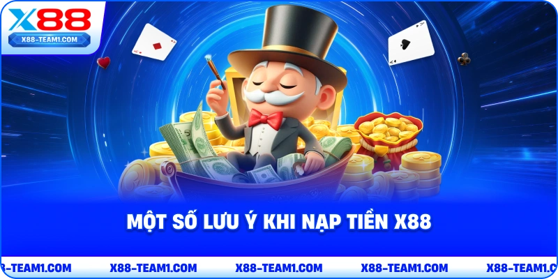 Nạp Tiền X88 Siêu Tốc Trong Vòng 1 Phút, Đa Phương Thức 4 mot-so-luu-y-khi-nap-tien-x88